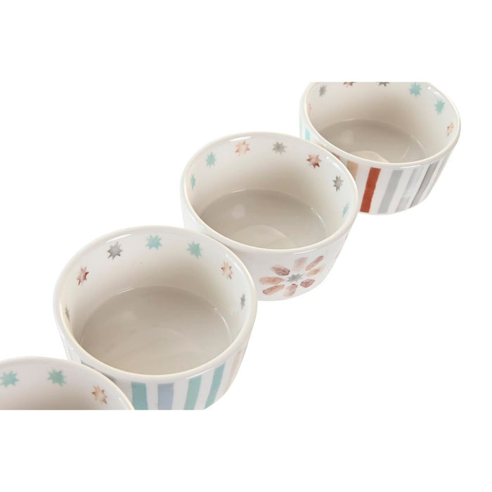 Tavă pentru gustari DKD Home Decor 19,7 x 19,7 x 1 cm Multicolor Gresie