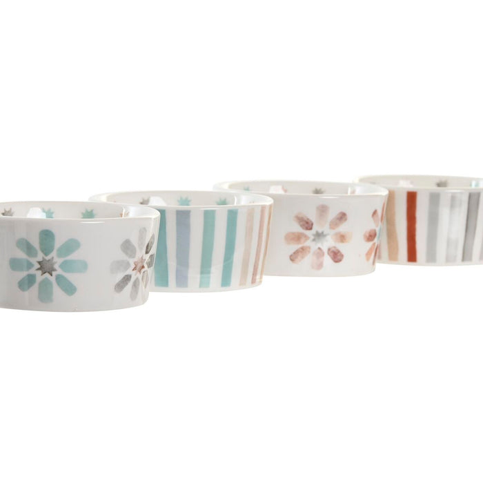 Tavă pentru gustari DKD Home Decor 19,7 x 19,7 x 1 cm Multicolor Gresie