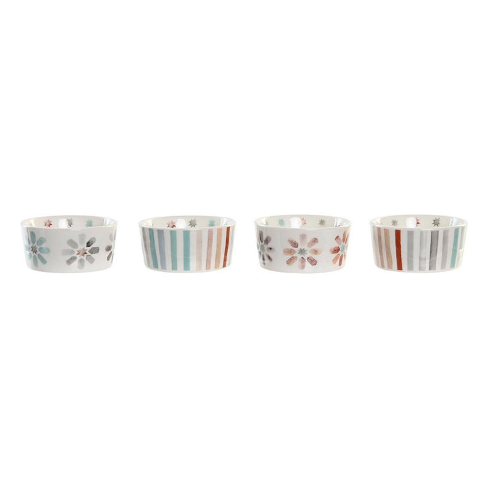 Tavă pentru gustari DKD Home Decor 19,7 x 19,7 x 1 cm Multicolor Gresie