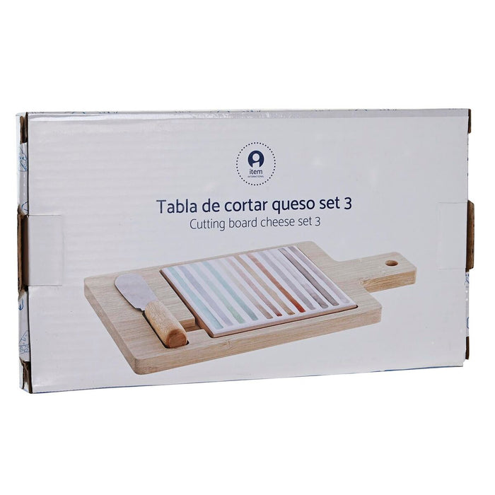 Tavă pentru gustari DKD Home Decor 21,5 x 11,8 x 1,5 cm Gresie