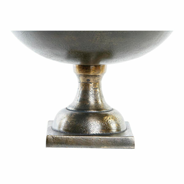 Decorațiune pentru Centrul Mesei DKD Home Decor 25 x 25 x 19 cm Argintiu Auriu* Modern (2 Unități)