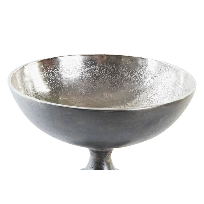 Decorațiune pentru Centrul Mesei DKD Home Decor 25 x 25 x 19 cm Argintiu Auriu* Modern (2 Unități)