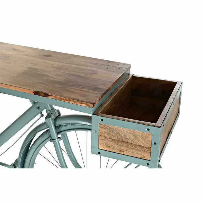 Consolă DKD Home Decor Albastru Fier Lemn de mango (195 x 40 x 91 cm)