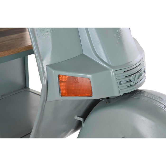 Masă DKD Home Decor Albastru Maro Verde Fier Lemn de mango 116 x 72 x 110 cm