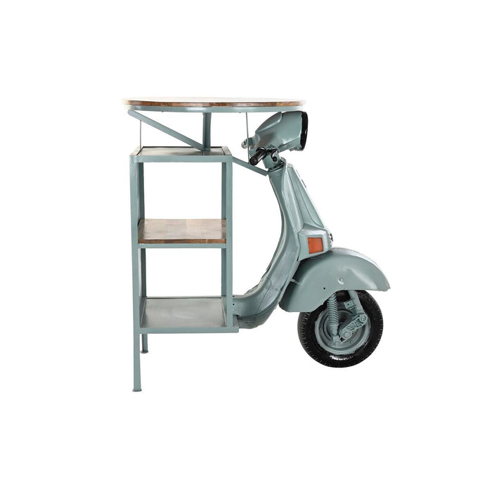 Masă DKD Home Decor Albastru Maro Verde Fier Lemn de mango 116 x 72 x 110 cm