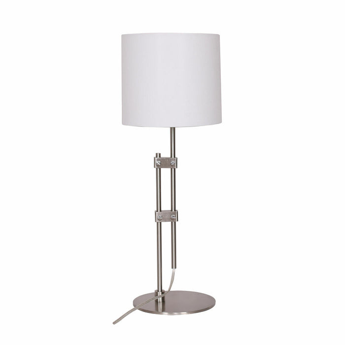 Lampă de masă DKD Home Decor Argintiu Metal Alb Modern (23 x 23 x 64 cm)