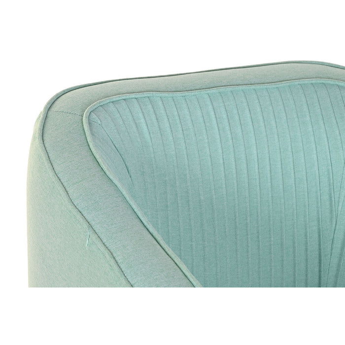 Fotoliu DKD Home Decor Verde Auriu* Metal 70 x 68 x 73 cm