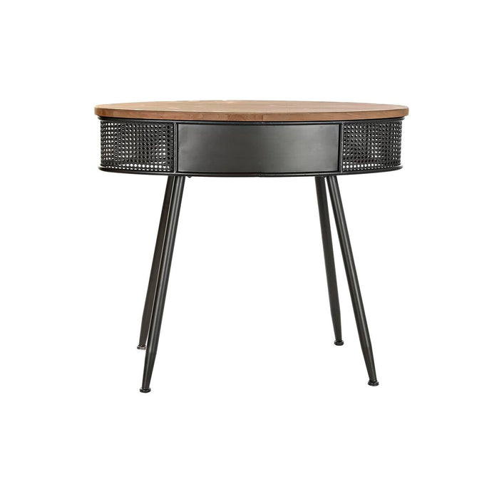 Consolă DKD Home Decor 90,5 x 39 x 78 cm Brad Negru Metal Maro