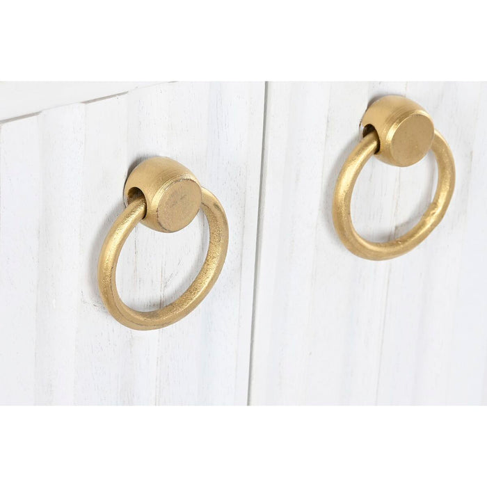 Servantă DKD Home Decor Metal Alb Lemn de mango (152 x 40 x 77 cm)