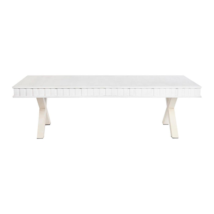 Masa de Cafea DKD Home Decor 140 x 70 x 42 cm Metal Lemn de mango