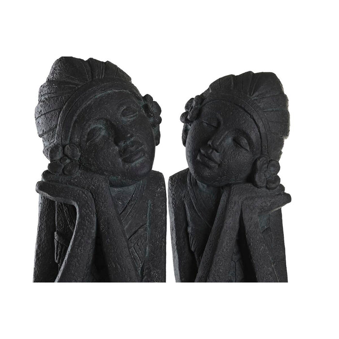 Figură Decorativă DKD Home Decor Magneziu 21 x 20 x 97,5 cm (2 Unități)