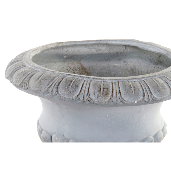 Ghiveci DKD Home Decor Gri Fibră de Sticlă 49,5 x 49,5 x 39,5 cm