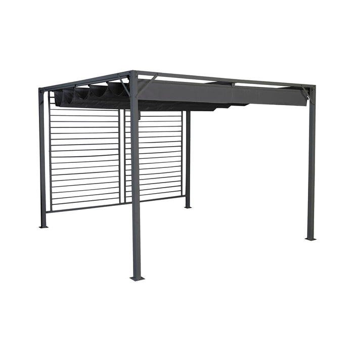 Pergolă DKD Home Decor Gri 300 x 300 x 230 cm Oțel
