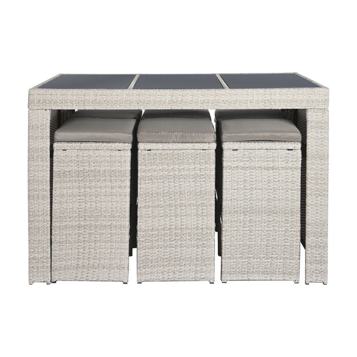 Set de Masă cu 6 Scaune DKD Home Decor 143 x 80 x 100 cm