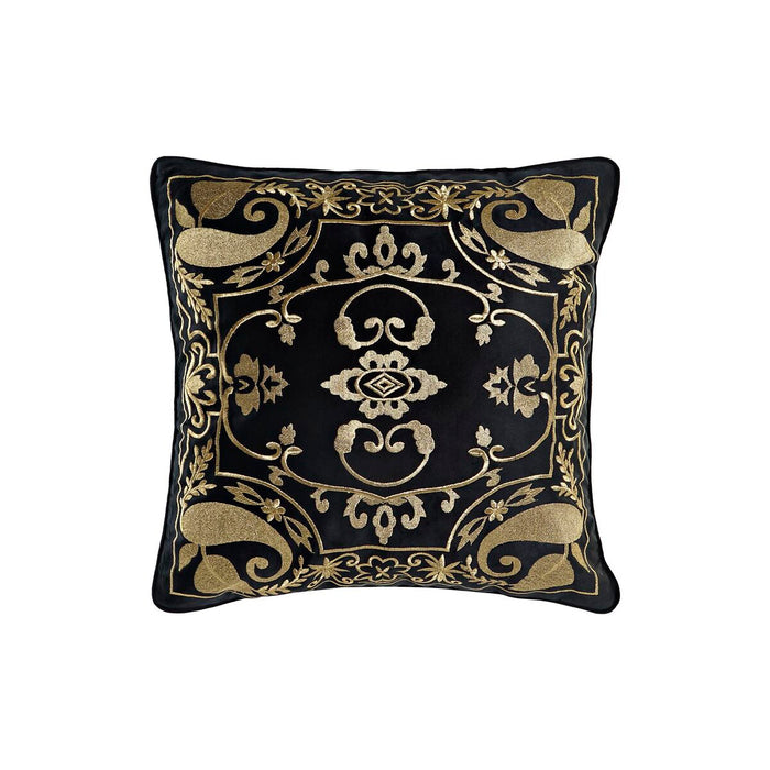 Pernă DKD Home Decor Negru Auriu* 45 x 10 x 45 cm Arab