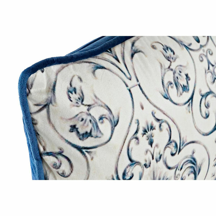 Pernă DKD Home Decor Albastru 50 x 10 x 30 cm Květiny