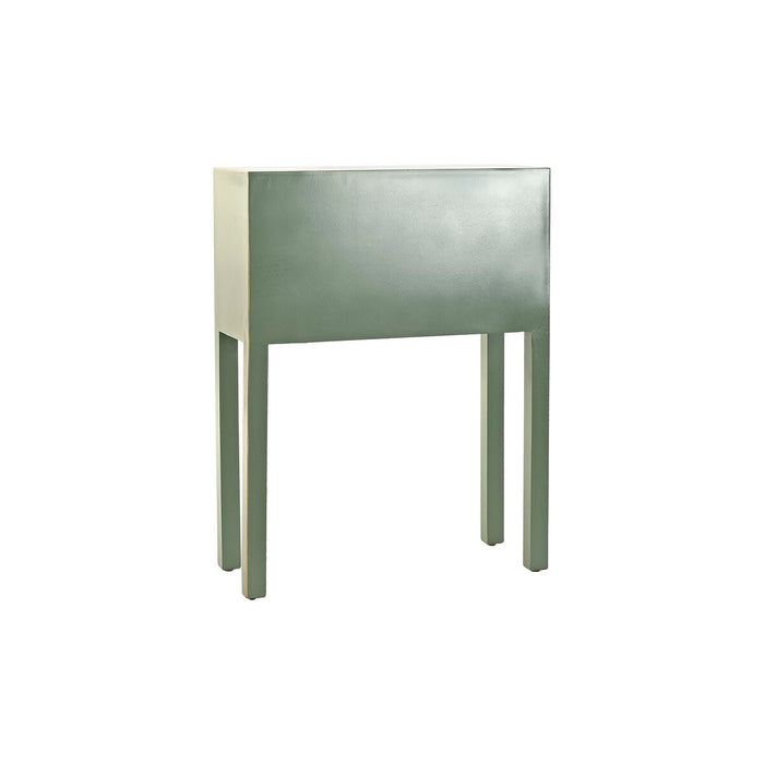Consolă DKD Home Decor Alb Verde Auriu* Metal Brad Lemn MDF 63 x 28 x 83 cm