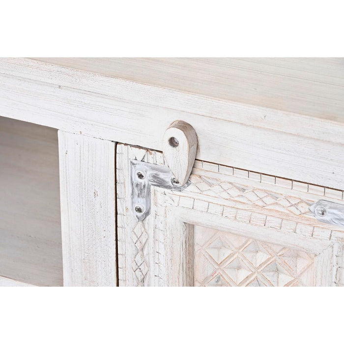 Mobilă TV DKD Home Decor Alb Lemn Lemn de mango 151 x 40 x 60 cm