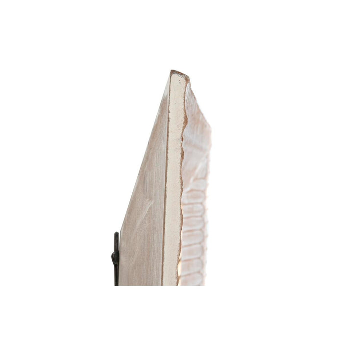 Oglindă de perete DKD Home Decor Geam Auriu* Alb Lemn MDF (93 x 6 x 180 cm)