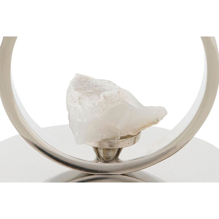 Vază DKD Home Decor Șampanie Geam Aluminiu (15 x 15 x 44 cm)