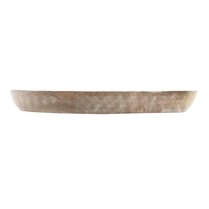 Suporturi pentru depozitarea articolelor din buzunare DKD Home Decor 20,5 x 20,5 x 2,5 cm Natural Lemn de mango Frunza a unei pl