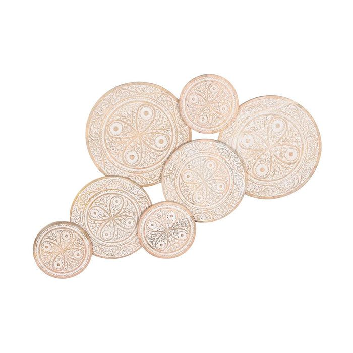 Decorațiune de Perete DKD Home Decor Maro Lemn de mango Modern (104 x 3 x 60 cm)