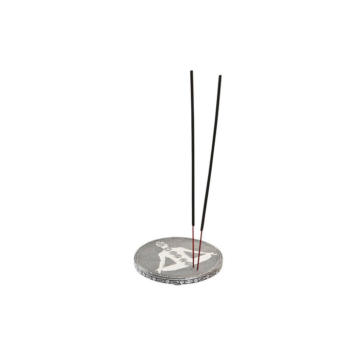 Suport DKD Home Decor Ø 10 cm Lemn Aluminiu Arab