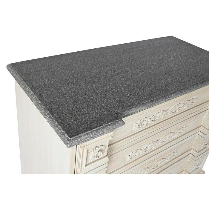 Dulap cu Sertare DKD Home Decor 100 x 50 x 83,5 cm Gri Bej Gri închis Lemn de mango Lemn MDF