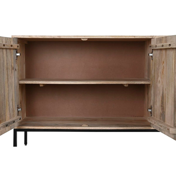 Servantă DKD Home Decor Alb Negru Natural Negru/Alb Lemn de mango 140 x 40 x 80 cm