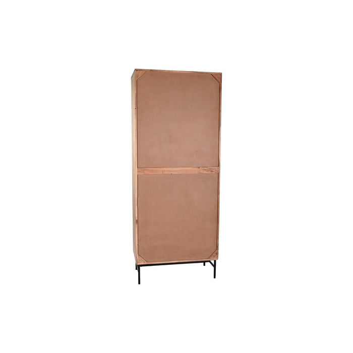 Stand Prezentare DKD Home Decor 80 x 40 x 197 cm Geam Aluminiu Salcâm