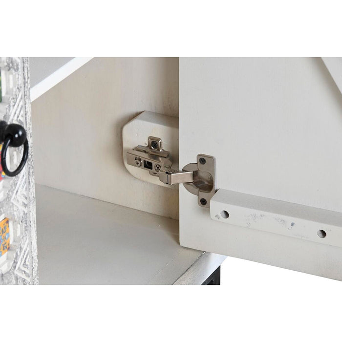 Servantă DKD Home Decor Ceramică Gri Alb Lemn de mango (150 x 38 x 80 cm)