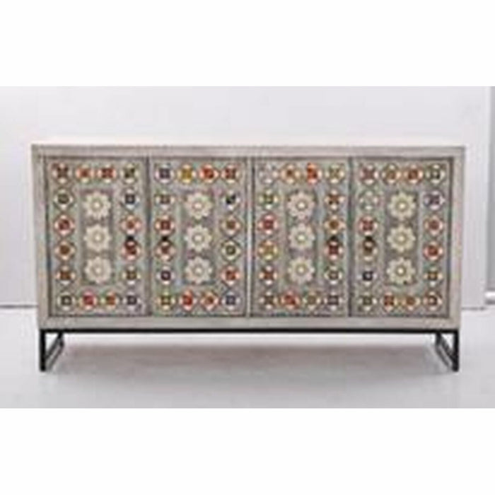 Masa de Cafea DKD Home Decor Metal Lemn de mango (116 x 60 x 51 cm)