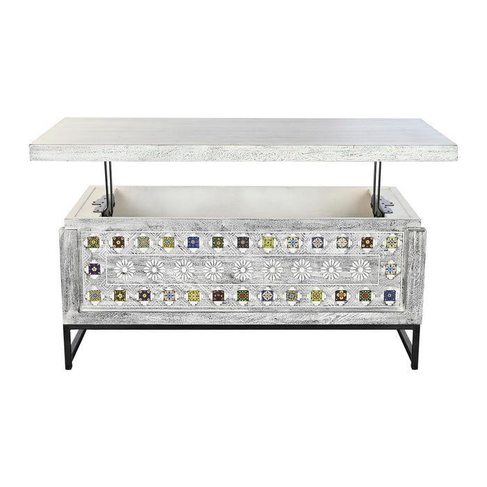 Masa de Cafea DKD Home Decor Metal Lemn de mango (116 x 60 x 51 cm)