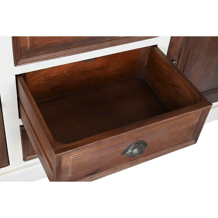 Servantă DKD Home Decor Alb Maro închis Lemn de mango (180 x 46 x 83 cm)