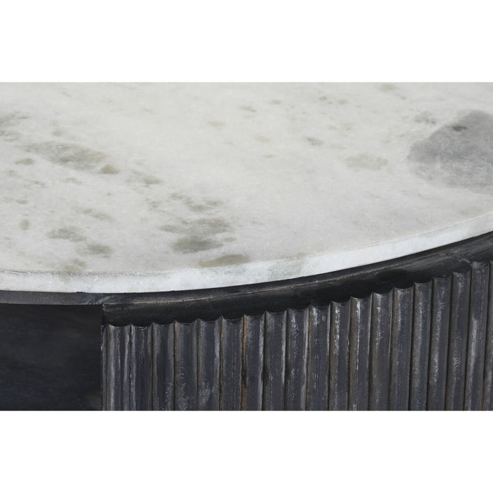 Masa de Cafea DKD Home Decor Marmură Lemn de mango (90 x 90 x 42 cm)