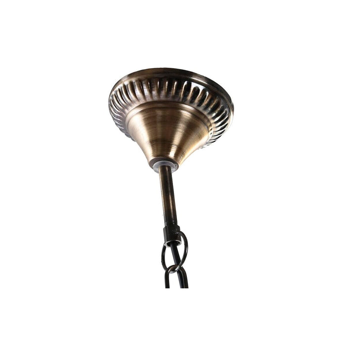 Lustră DKD Home Decor Geam Multicolor 25 W 29 x 29 x 29 cm (2 Unități)