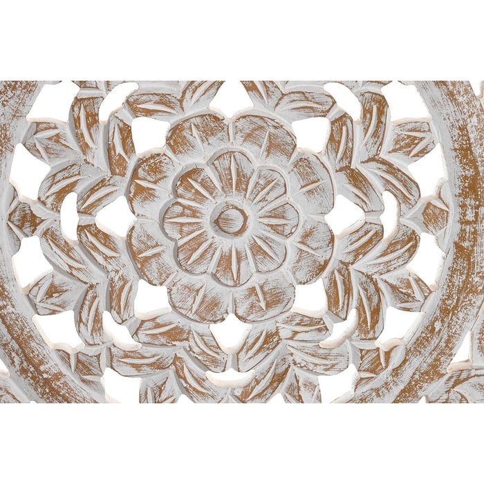 Decorațiune de Perete DKD Home Decor 30 x 2 x 90 cm Finisaj învechit Alb Romantic