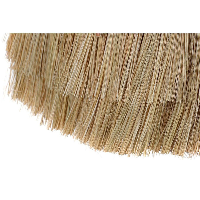 Lustră DKD Home Decor Natural Metal 40 W Iută (40 x 40 x 53 cm)