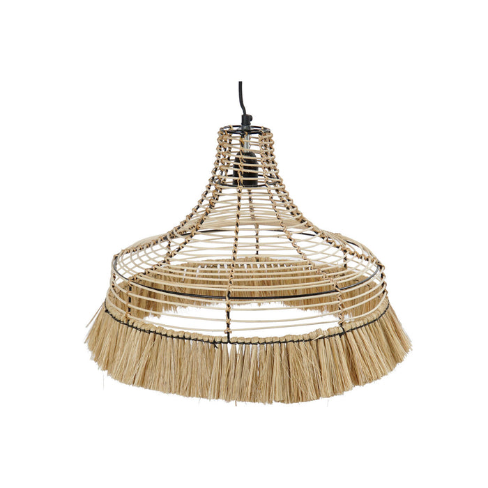 Lustră DKD Home Decor Natural Metal 40 W Iută (45 x 45 x 36 cm)