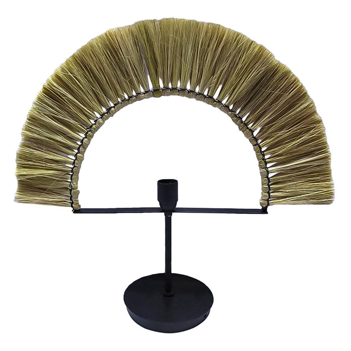 Lampă de masă DKD Home Decor Natural Negru Fier Iută (57 x 17 x 52 cm)