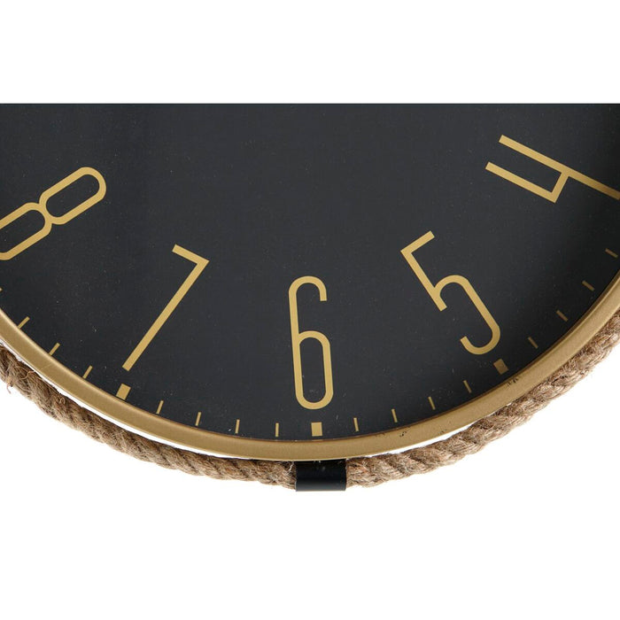 Ceas de Perete DKD Home Decor 40 x 4,5 x 55 cm Въже Fier (2 Unități)