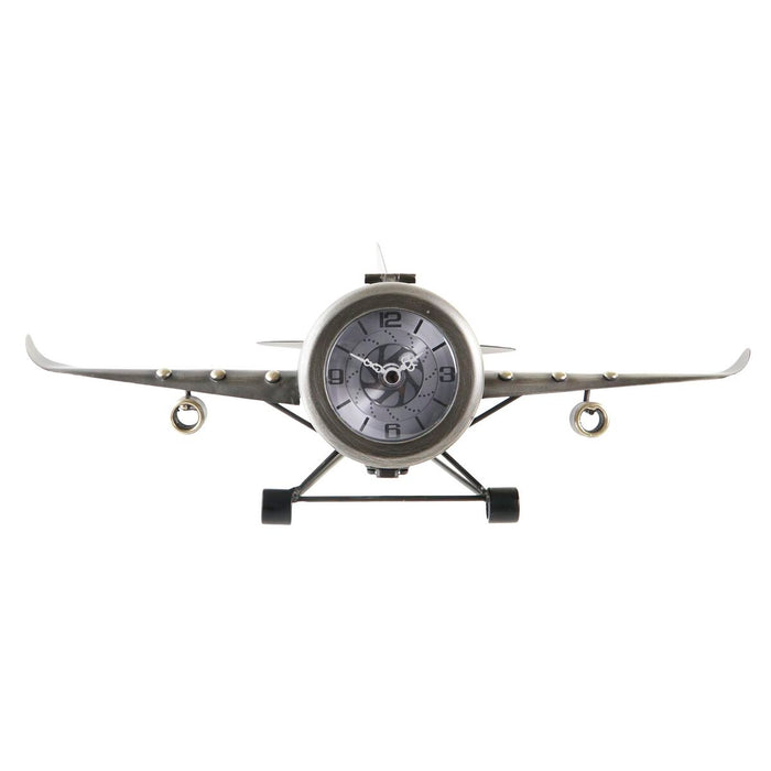 Stolní hodiny DKD Home Decor 42 x 23 x 14 cm Avion Fier (2 Unități)