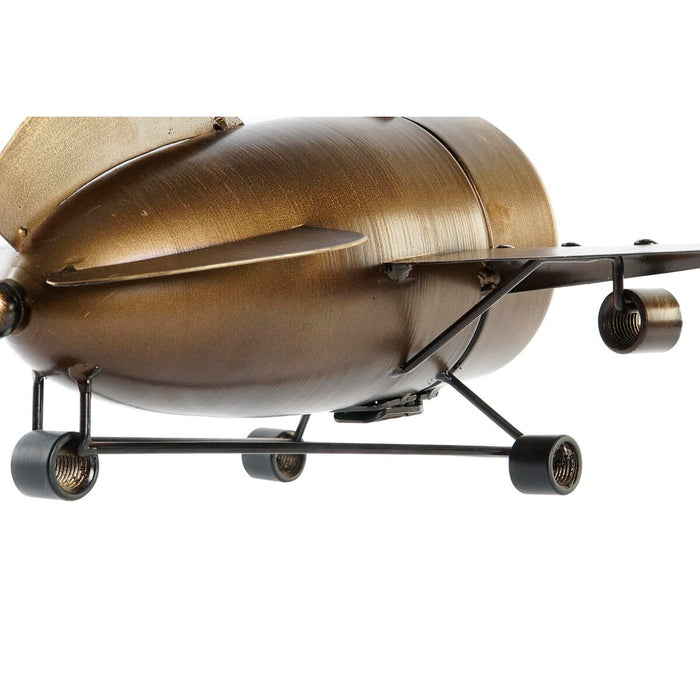 Stolní hodiny DKD Home Decor 42 x 23 x 14 cm Avion Fier (2 Unități)