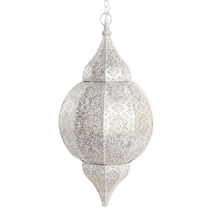 Lustră DKD Home Decor Alb Auriu* Fier 50 W 30 x 30 x 65 cm