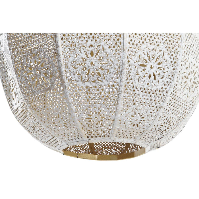 Lustră DKD Home Decor 31 x 31 x 56 cm Natural Alb Fier 50 W