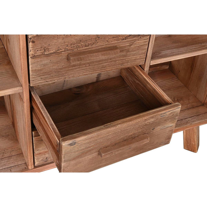 Dulap cu Sertare DKD Home Decor Maro închis Lemn Lemn Reciclat Alpino 120 x 40 x 90 cm