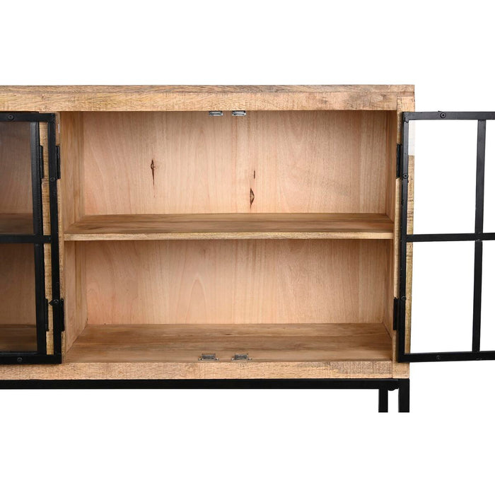 Servantă DKD Home Decor Natural Negru Metal Lemn de mango (170 x 45 x 100 cm) (1 x 45 x 100 cm)