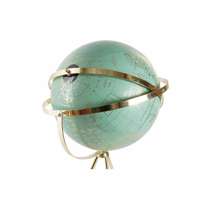 Figură Decorativă DKD Home Decor Glob Pământesc Metal PVC Vintage Permanent/ridicat în picioare (37 x 34 x 63 cm)