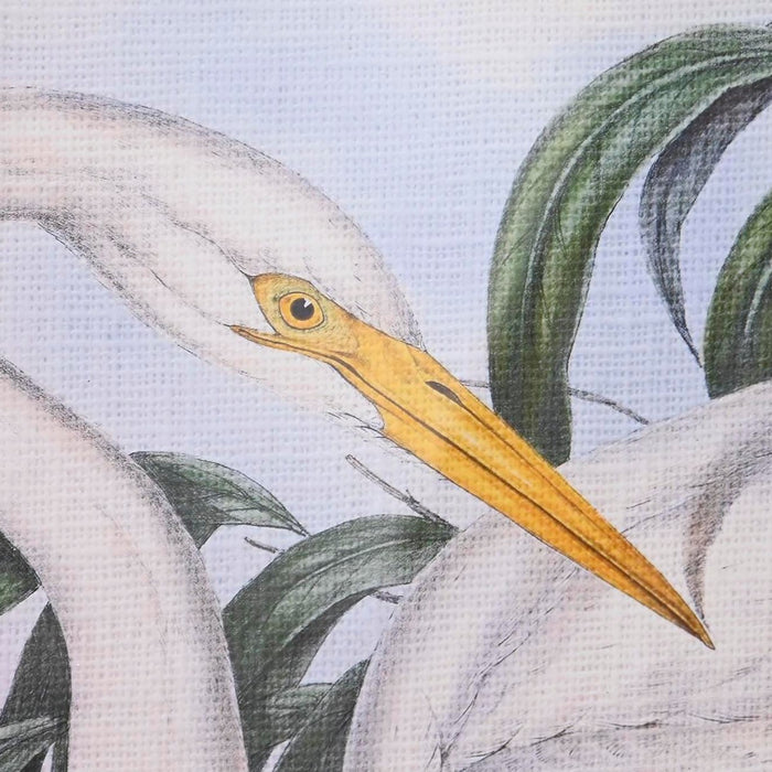 Tablou DKD Home Decor Brad Geam 70 x 50 x 2 cm Stârc (4 Piese)