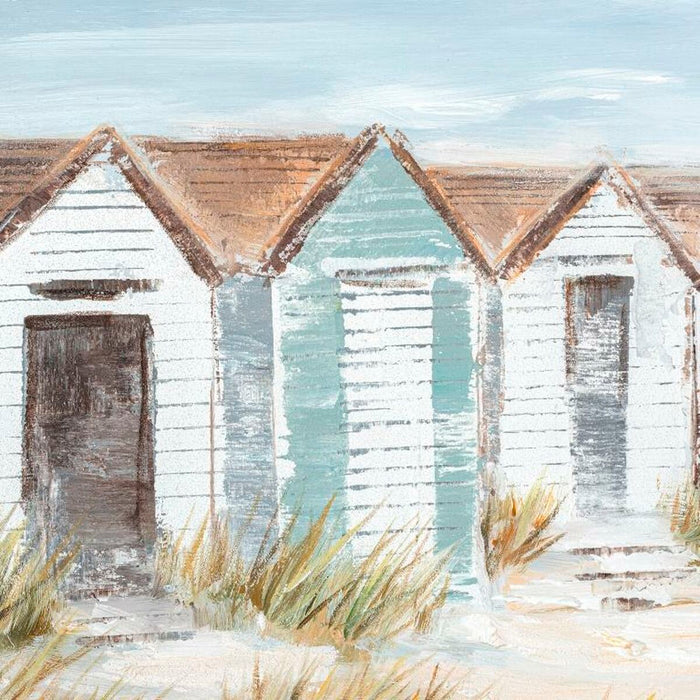 Pânză DKD Home Decor 120 x 3,5 x 60 cm 120 x 3,7 x 60 cm Plajă Mediterană (2 Unități)